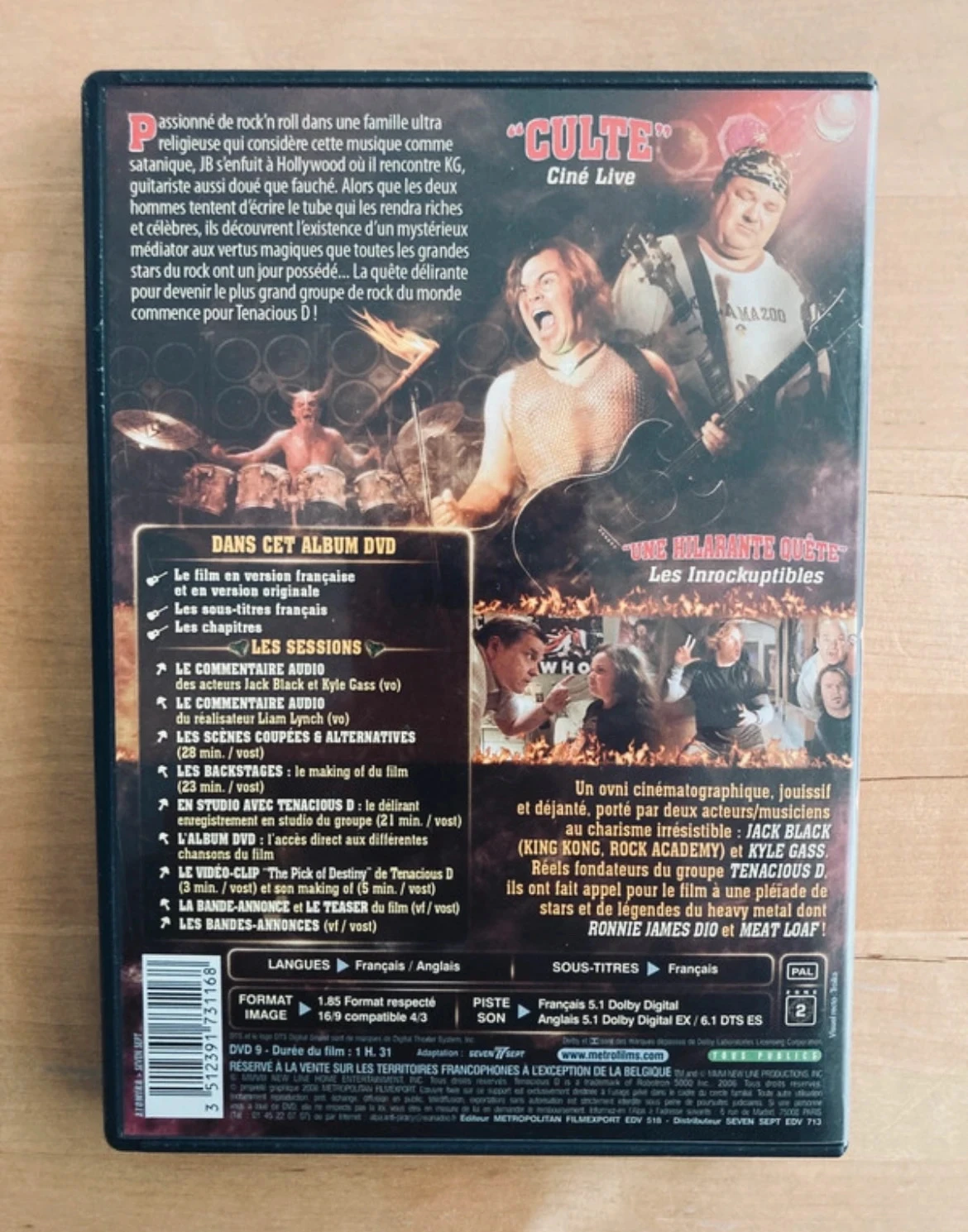 DVD Tenacious D The Pick of Destiny édition prestige. – photo 3